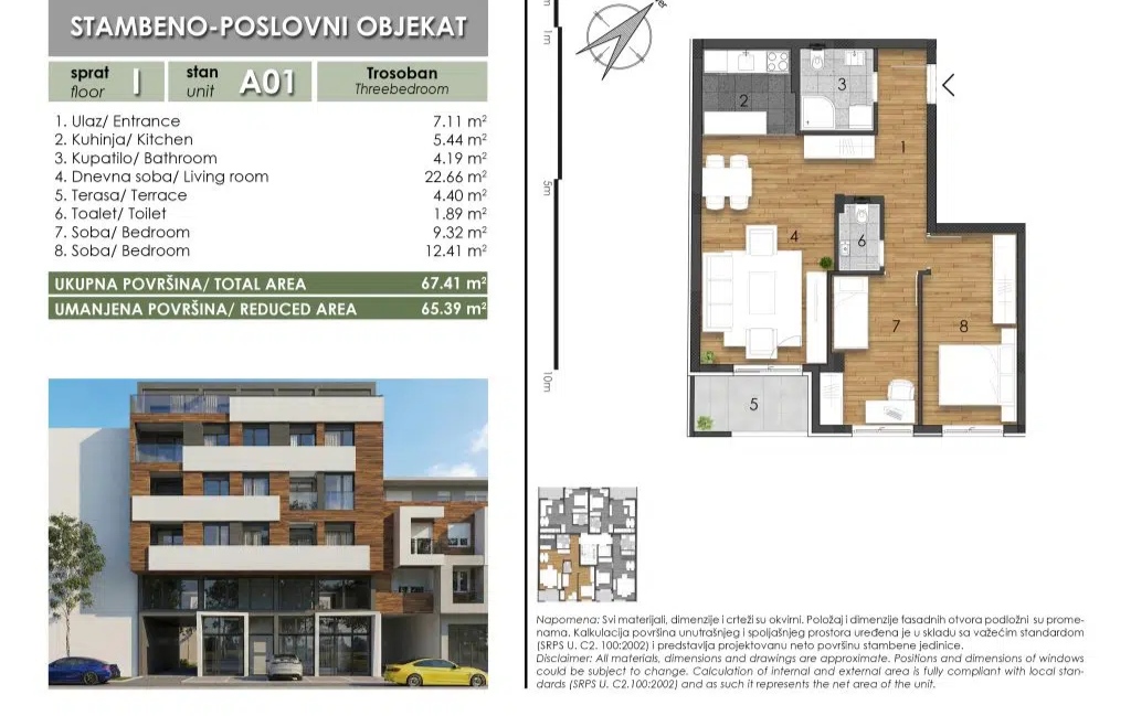 Trosoban stan na Telepu – Novi Sad | Linea Casa