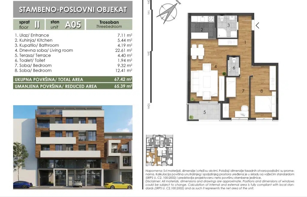 Trosoban stan Telep - Izgradnja – Novi Sad | Linea Casa