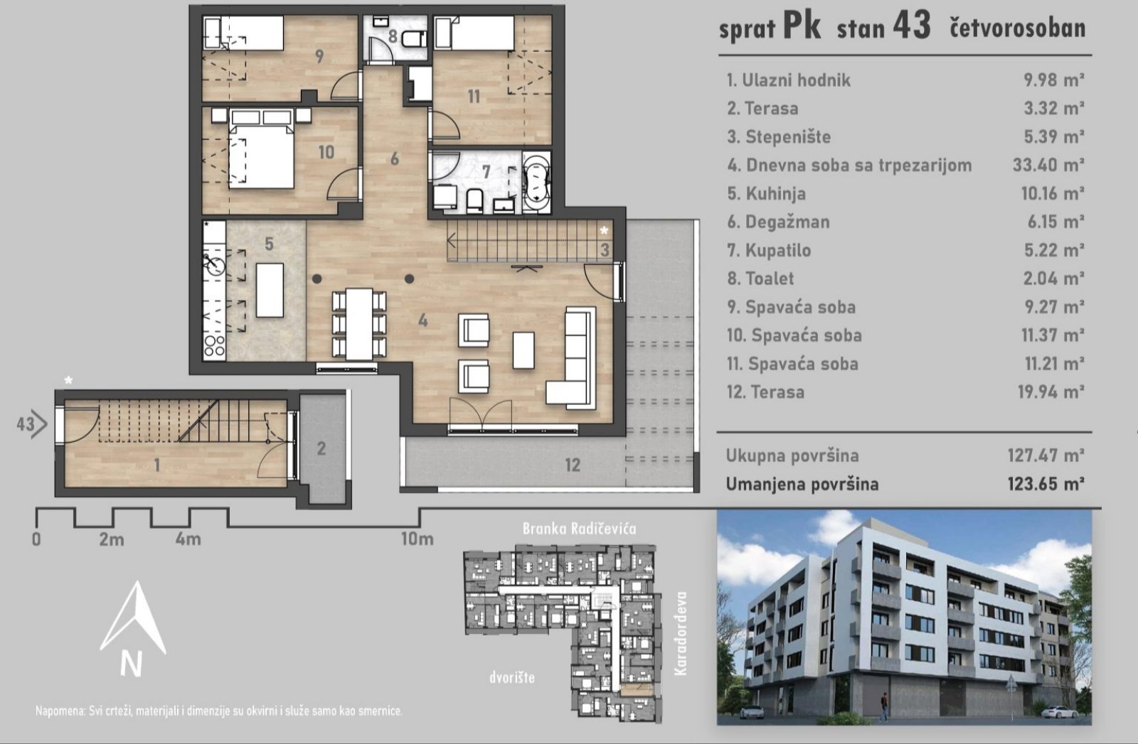 Komforan četvorosoban stan u izgradnji. – Novi Sad | Linea Casa